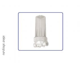 10” sokoldalú vízszűrőház alkalmazható csapra (fejre-állítva)