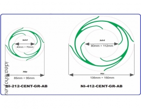 BACinix 212 Zöld Központosító Gyűrű
