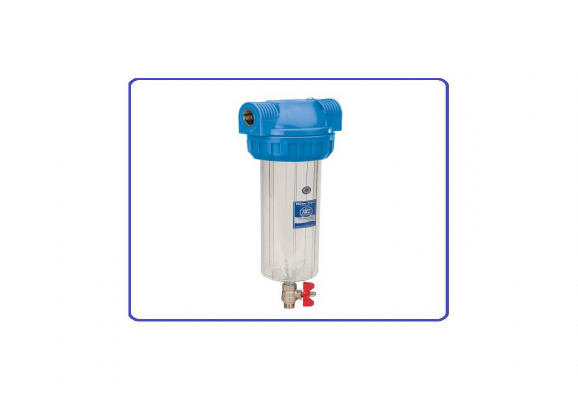 10 Nagy Teljesítményű Vízszűrőház 1/2 Csatlakozóval Csappal