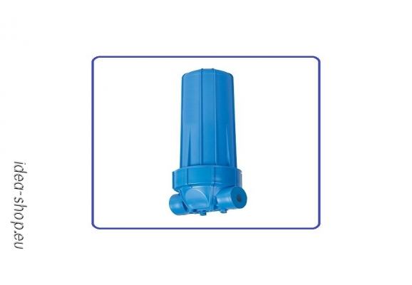 10” sokoldalú beltéri kétrészes vízszűrőház (fejre-állítva)