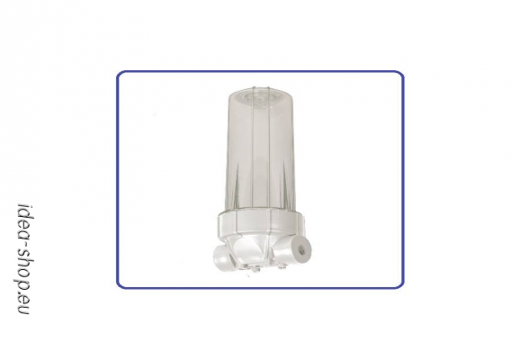 10” sokoldalú vízszűrőház alkalmazható csapra (fejre-állítva)