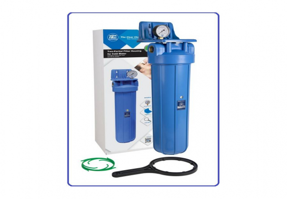 Aquafilter 20 Big Blue Szűrőház 1 Colos Réz Ipari Fali Szett