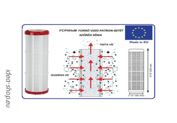 FCPHH20M Forróvizes Többfelhasználású Mosható Patron-Betét