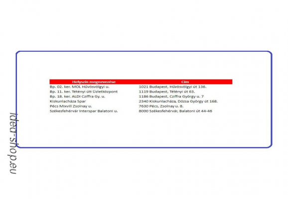 Már 316 helyszín!!!