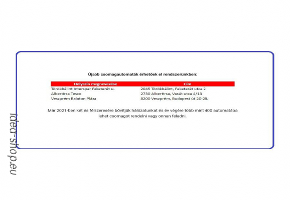 Országszerte 311 Automata